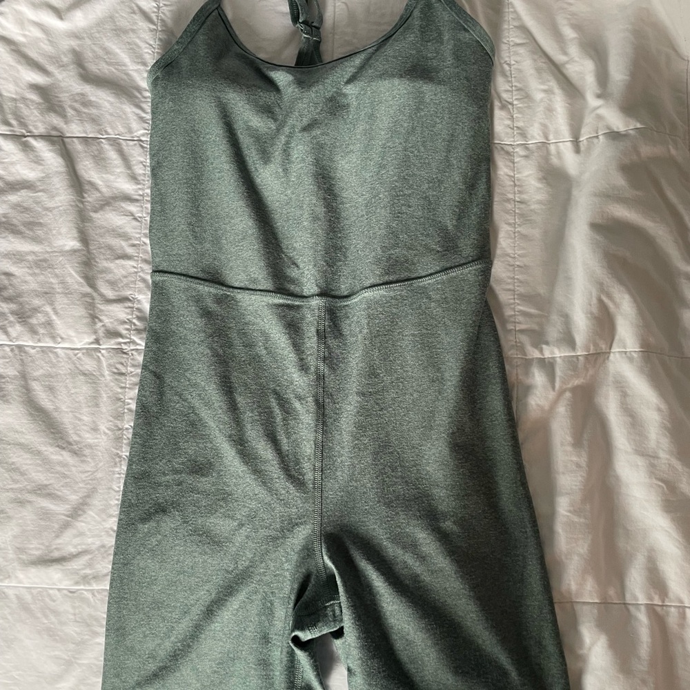 Sage heather green bodysuit